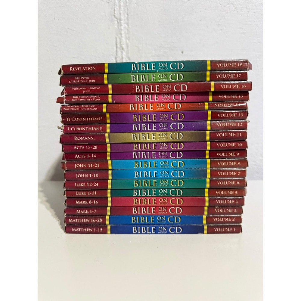 KJV Bible on Audio New Testament Complete 18 Volume CD Set King James Version